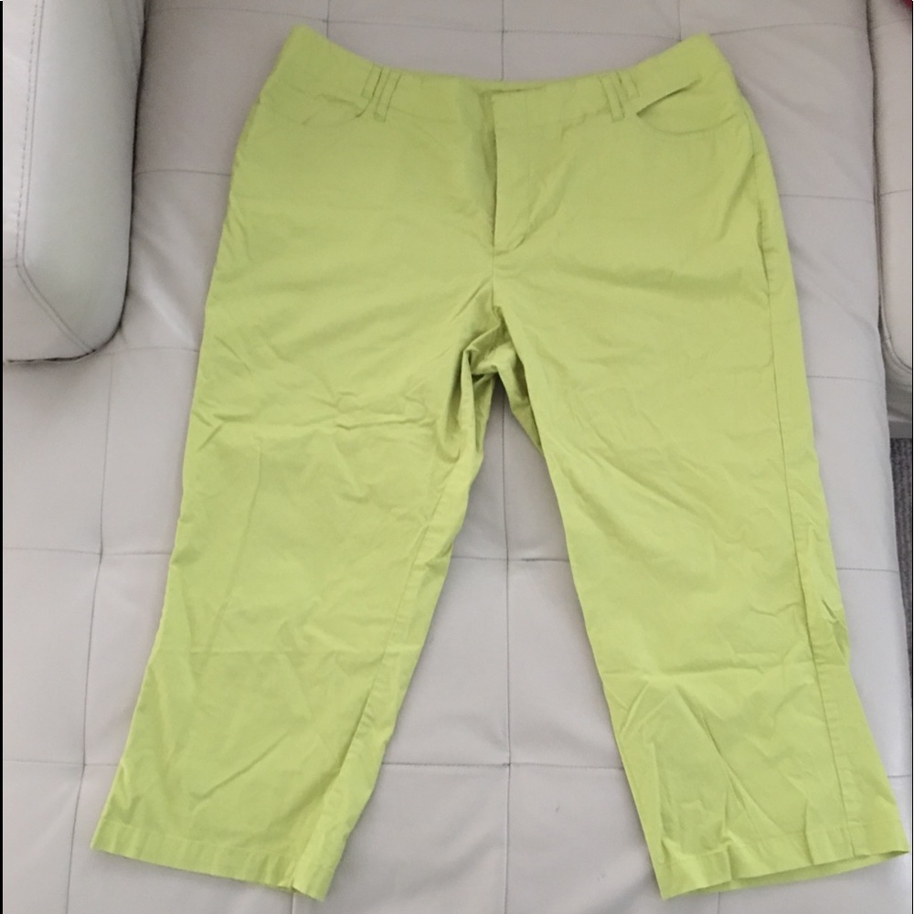 Lime Green Capri Pants